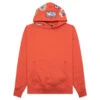 Pleasures Worms Hoodie - Rust
