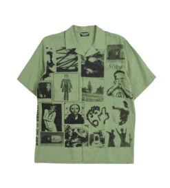 Pleasures Choices Camp Collar Button Down (Green)