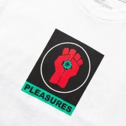 Pleasures BADGE T-SHIRT -Pleasures pleasuresBADGET SHIRTWHITEMP22W053 3