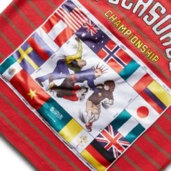 Pleasures CHAMPIONSHIP RUGBY LONG SLEEVE -Pleasures pleasuresCHAMPIONSHIPRUGBYLONGSLEEVEREDSP22F005 4