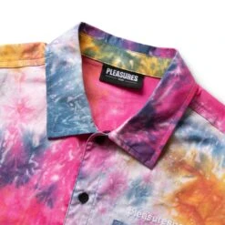 Pleasures DIZZY S/S BUTTON DOWN -Pleasures pleasuresDIZZYSSBUTTONDOWNMULTIP22SU005 3
