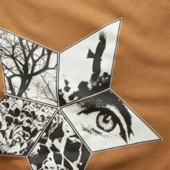 Pleasures DEMONSTRATION HOODIE -Pleasures pleasuresFLYINGHOODIECARAMELMP22W068 5