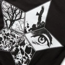 Pleasures FLYING T-SHIRT -Pleasures pleasuresFLYINGT SHIRTBLACKSP22W067 4