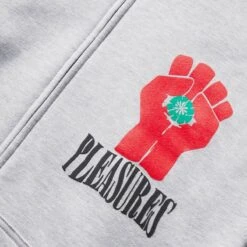 Pleasures HST ZIP HOODIE -Pleasures pleasuresHSTZIPHOODIEHEATHERGREYSP22W051 4