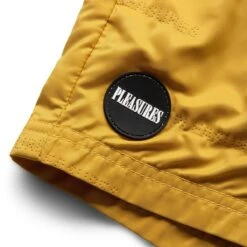 Pleasures REFRESH NYLON ACTIVE SHORT -Pleasures pleasuresREFRESHNYLONACTIVESHORTMUSTARDP22SU021 3