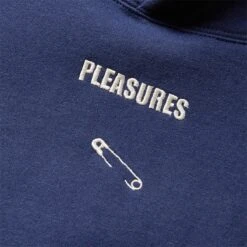 Pleasures SAFETY PIN HOODIE -Pleasures pleasuresSAFETYPINHOODIENAVYSP22W018 3