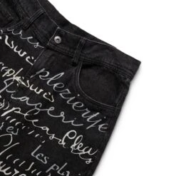 Pleasures SHATTER DENIM PANT -Pleasures pleasuresSHATTERDENIMPANTBLACK30P22F023 3