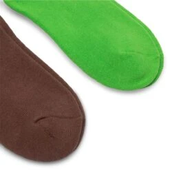 Pleasures SOCKS - 2 PACK -Pleasures pleasuresSOCKS 2PACKBROWNGREENOSP22SP038 4
