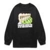 Pleasures VOMIT LONG SLEEVE -Pleasures pleasuresVOMITLONGSLEEVEBLACKSP22W065 1
