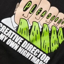 Pleasures VOMIT LONG SLEEVE -Pleasures pleasuresVOMITLONGSLEEVEBLACKSP22W065 3