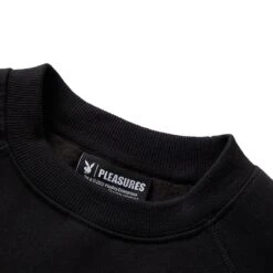 Pleasures X PLAYBOY BUNNY LOGO CREWNECK -Pleasures pleasuresXPLAYBOYBUNNYLOGOCREWNECKBLACKSP22PB039 BLACK 3