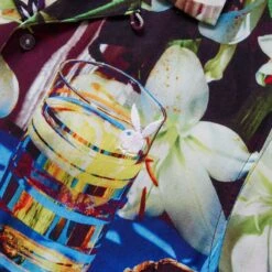 Pleasures X PLAYBOY TASTE BUTTON DOWN -Pleasures pleasuresXPLAYBOYTASTEBUTTONDOWNBLUESP22PB025 BLUE 4