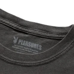 Pleasures X PLAYBOY TOUGH WASHED T-SHIRT -Pleasures pleasuresXPLAYBOYTOUGHWASHEDT SHIRTBLACKSP22PB040 BLACK 3